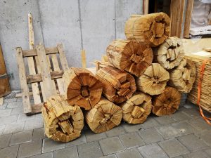 tejas de madera de impregnación