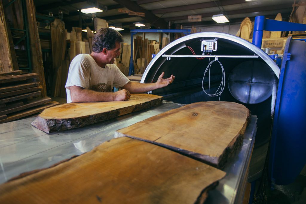 Vakuumtrockner für Holz