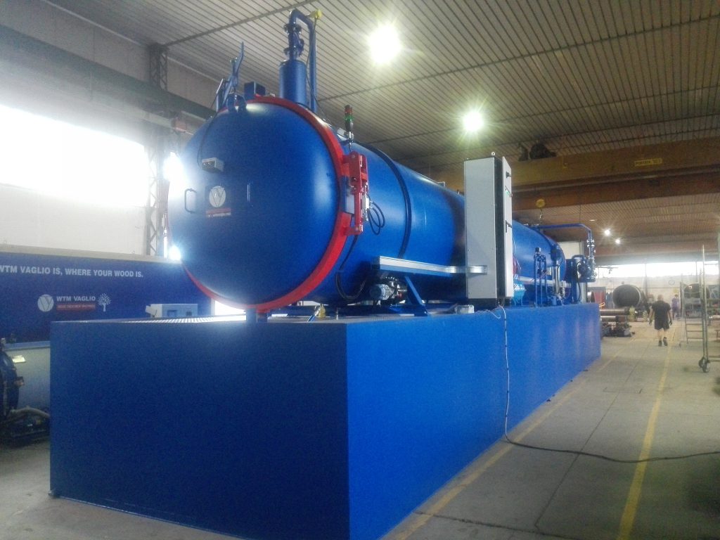 impregnazione del legno in autoclave